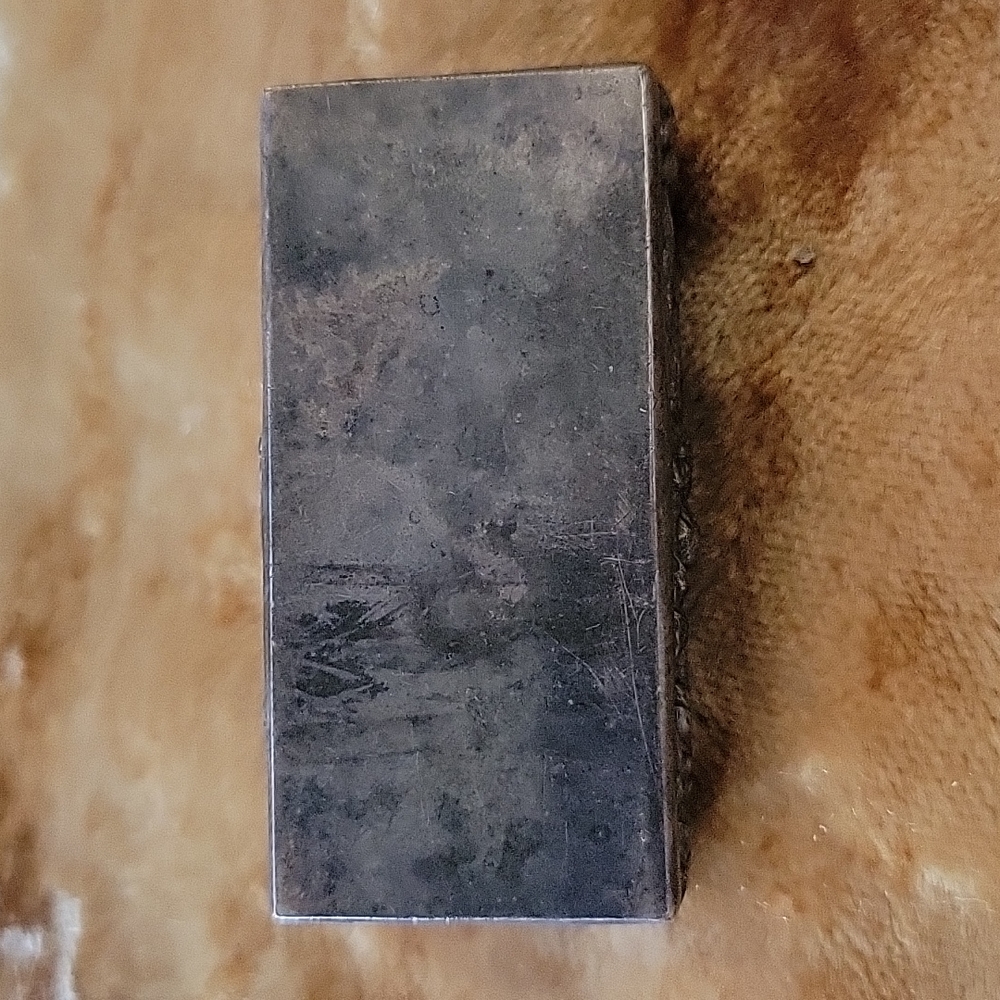 Silver 2 sided pillbox - Picture 5 of 13